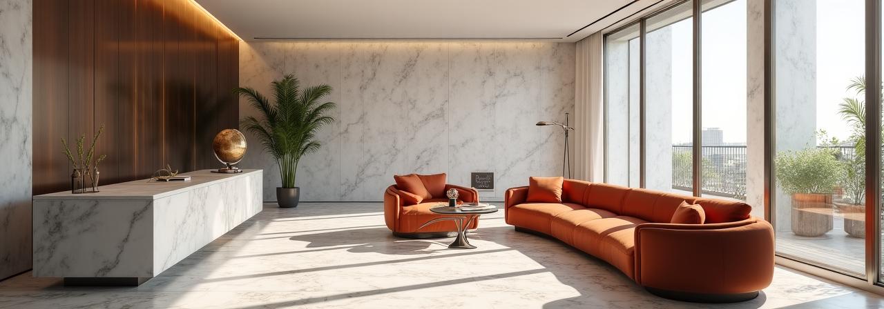 Interno dell'ufficio elegante a Roma
